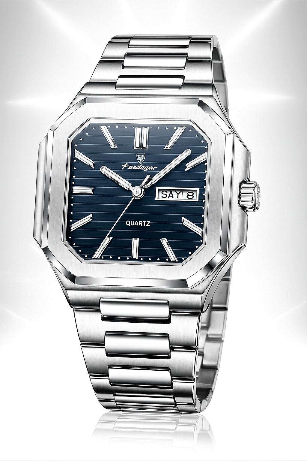 POEDAGAR - Luxury Square Fashion Man Wristwatch