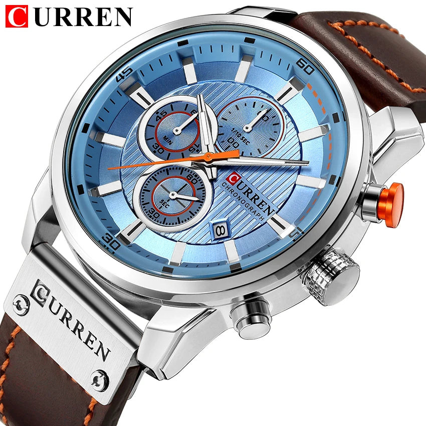 CURREN Fashion Date Quartz Men Watches Top Brand