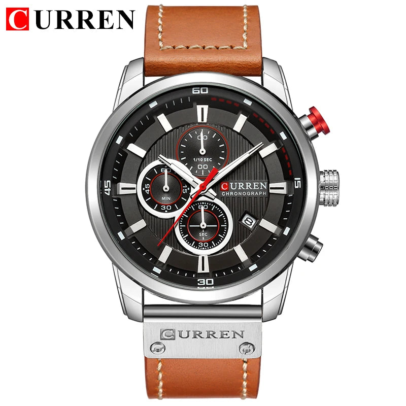 CURREN Fashion Date Quartz Men Watches Top Brand