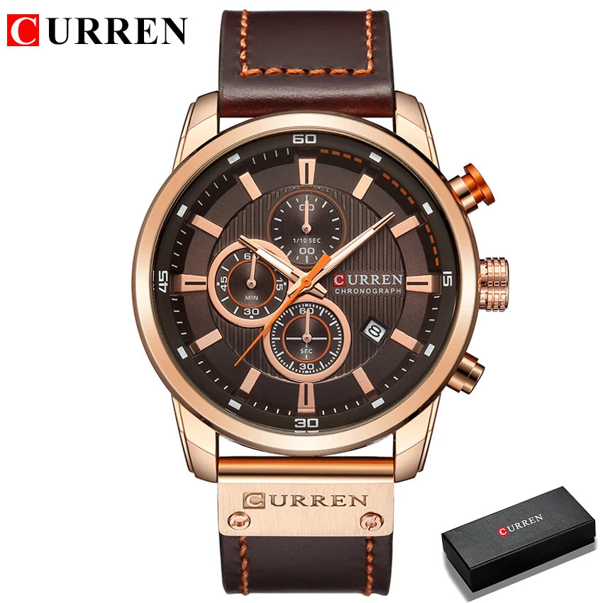 CURREN Fashion Date Quartz Men Watches Top Brand