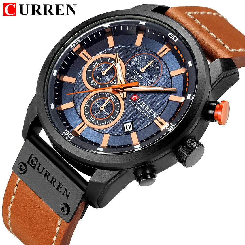 CURREN - Men’s Luxury Quartz Chronograph Watch