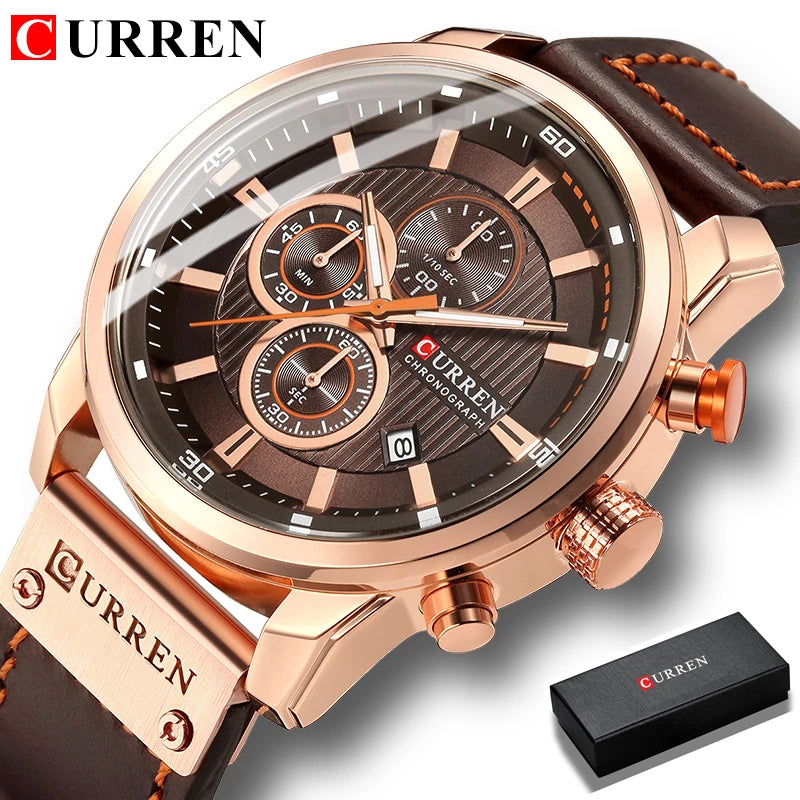 CURREN Fashion Date Quartz Men Watches Top Brand