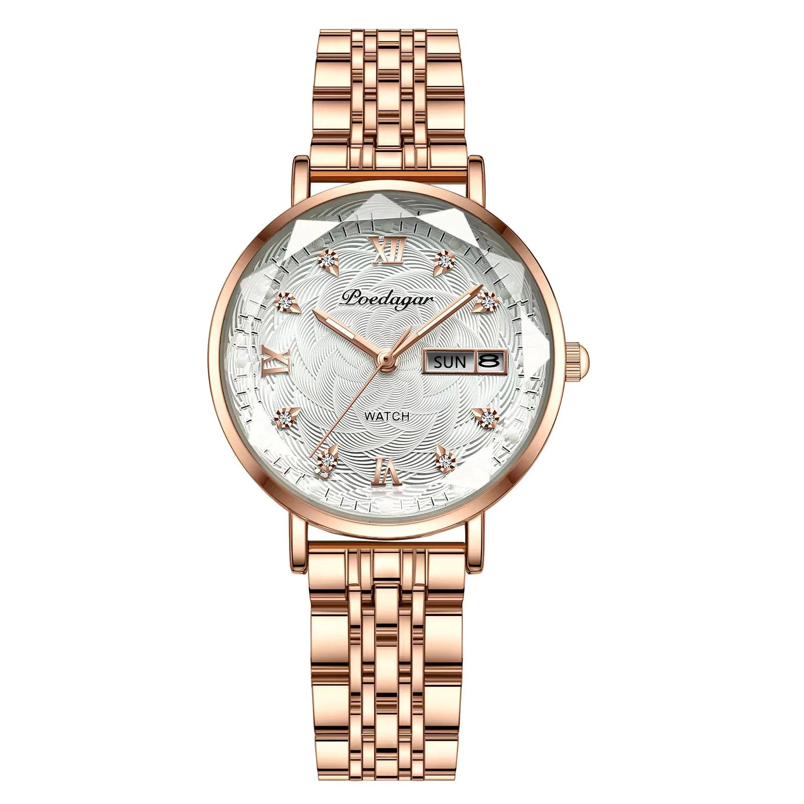 POEDAGAR Women Watch Stainless Steel