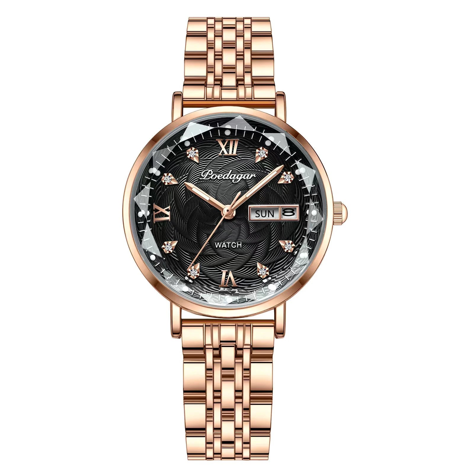 POEDAGAR Women Watch Stainless Steel