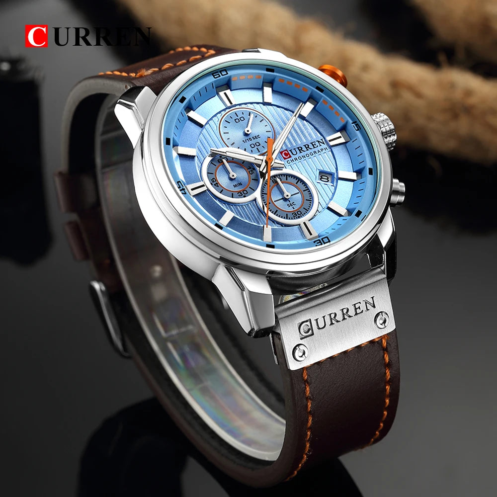 CURREN - Men’s Luxury Quartz Chronograph Watch