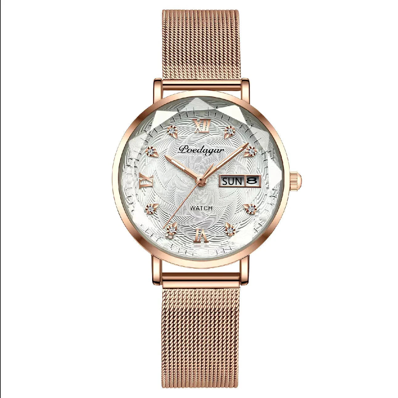 POEDAGAR Women Watch Stainless Steel