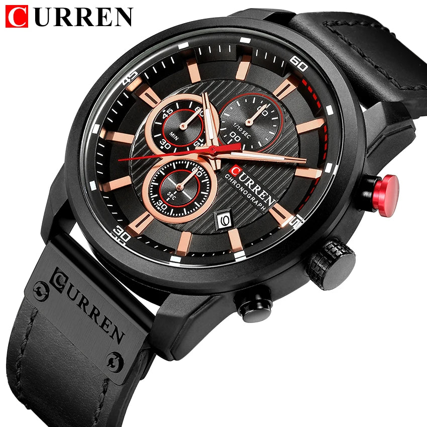 CURREN - Men’s Luxury Quartz Chronograph Watch