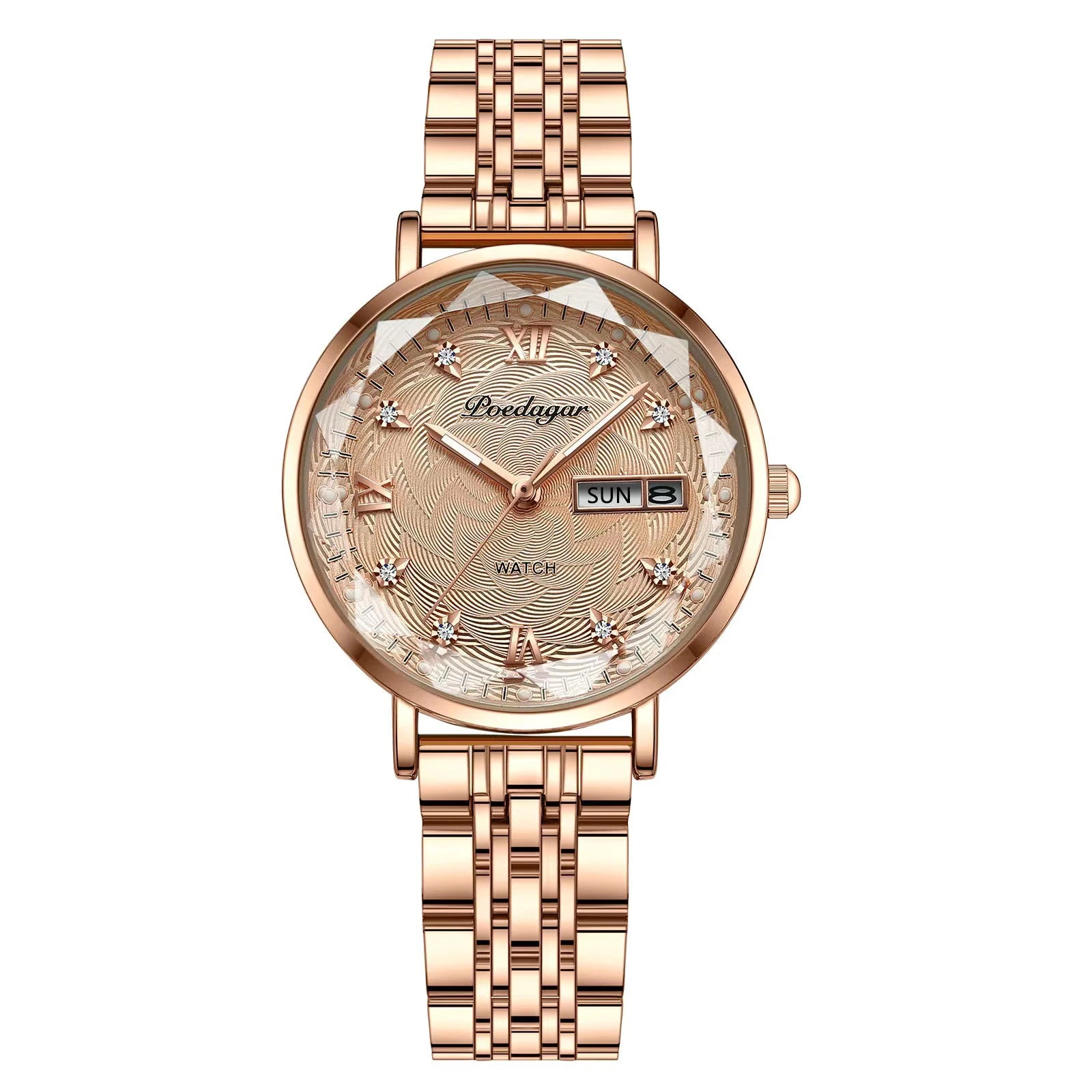 POEDAGAR Women Watch Stainless Steel