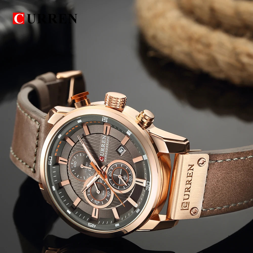 CURREN Fashion Date Quartz Men Watches Top Brand
