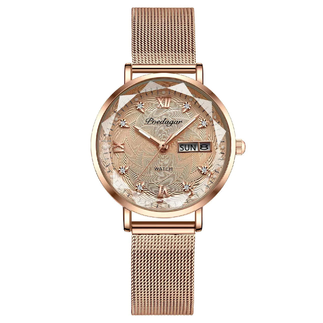 POEDAGAR Women Watch Stainless Steel