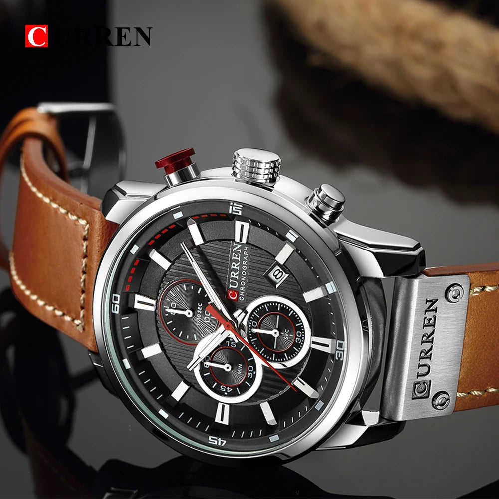 CURREN - Men’s Luxury Quartz Chronograph Watch
