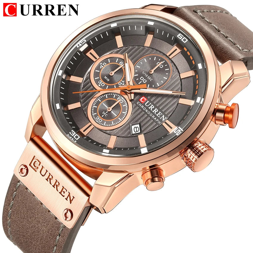 CURREN Fashion Date Quartz Men Watches Top Brand