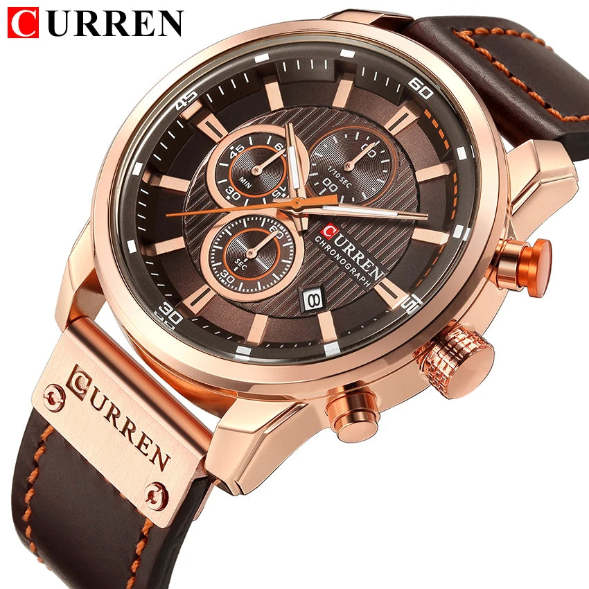 CURREN Fashion Date Quartz Men Watches Top Brand