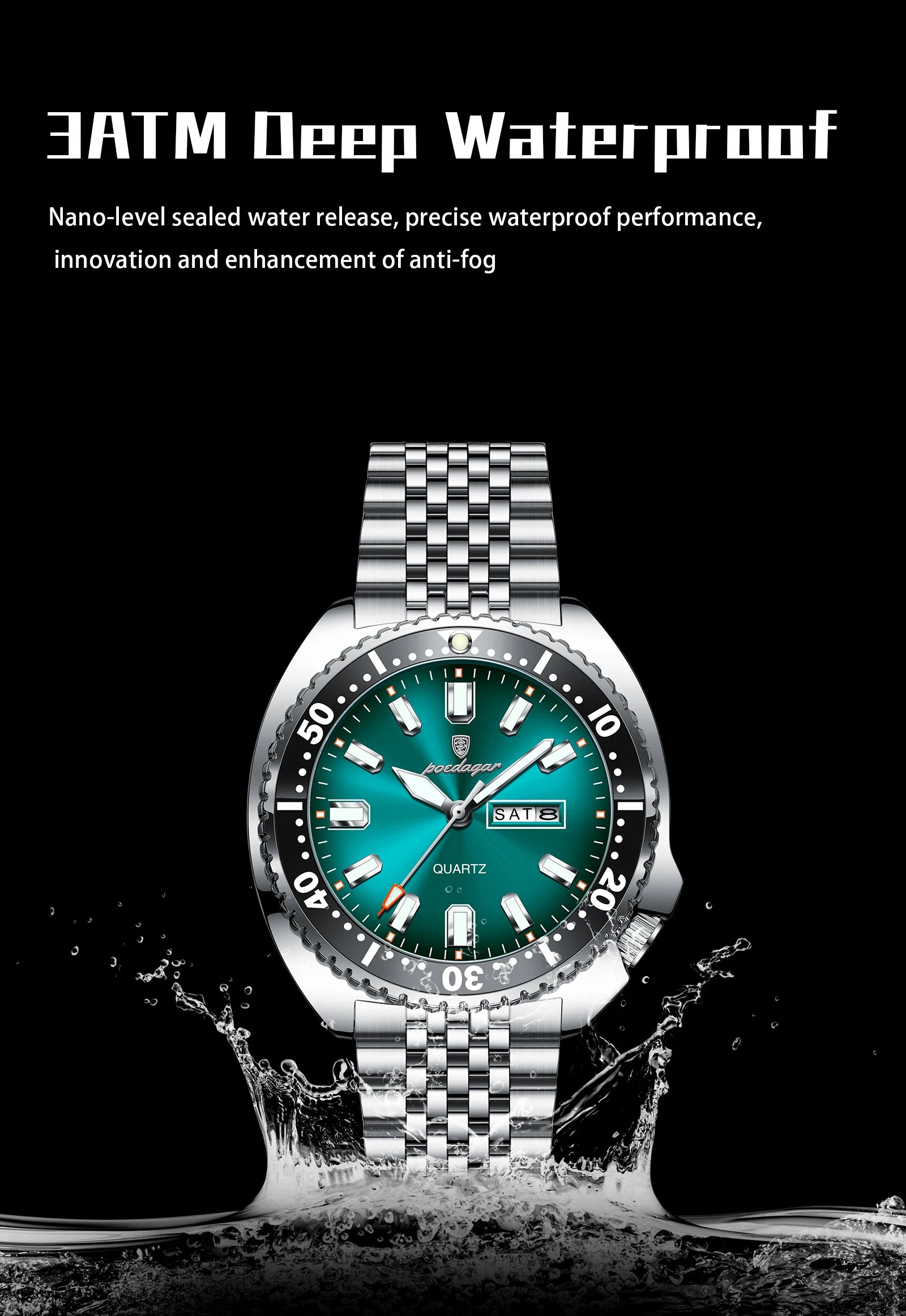 POEDAGAR Waterproof Luminous Luxury