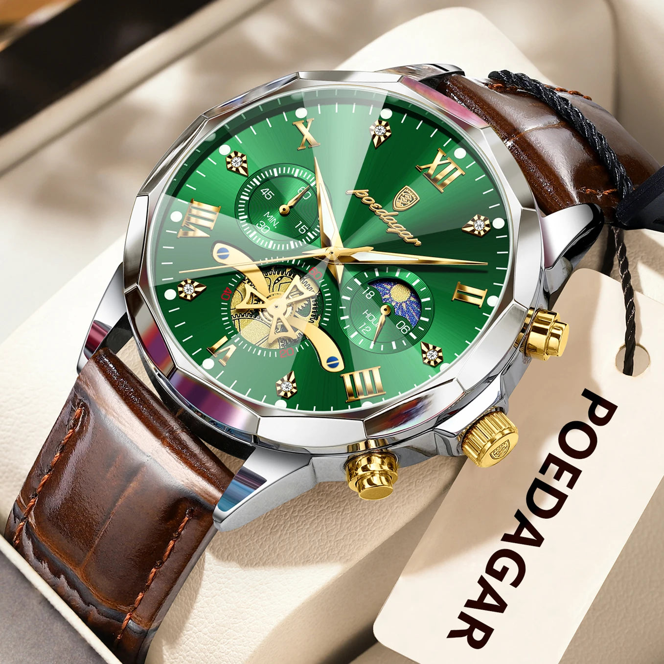 POEDAGAR -  Military Luxury Men Wristwatch