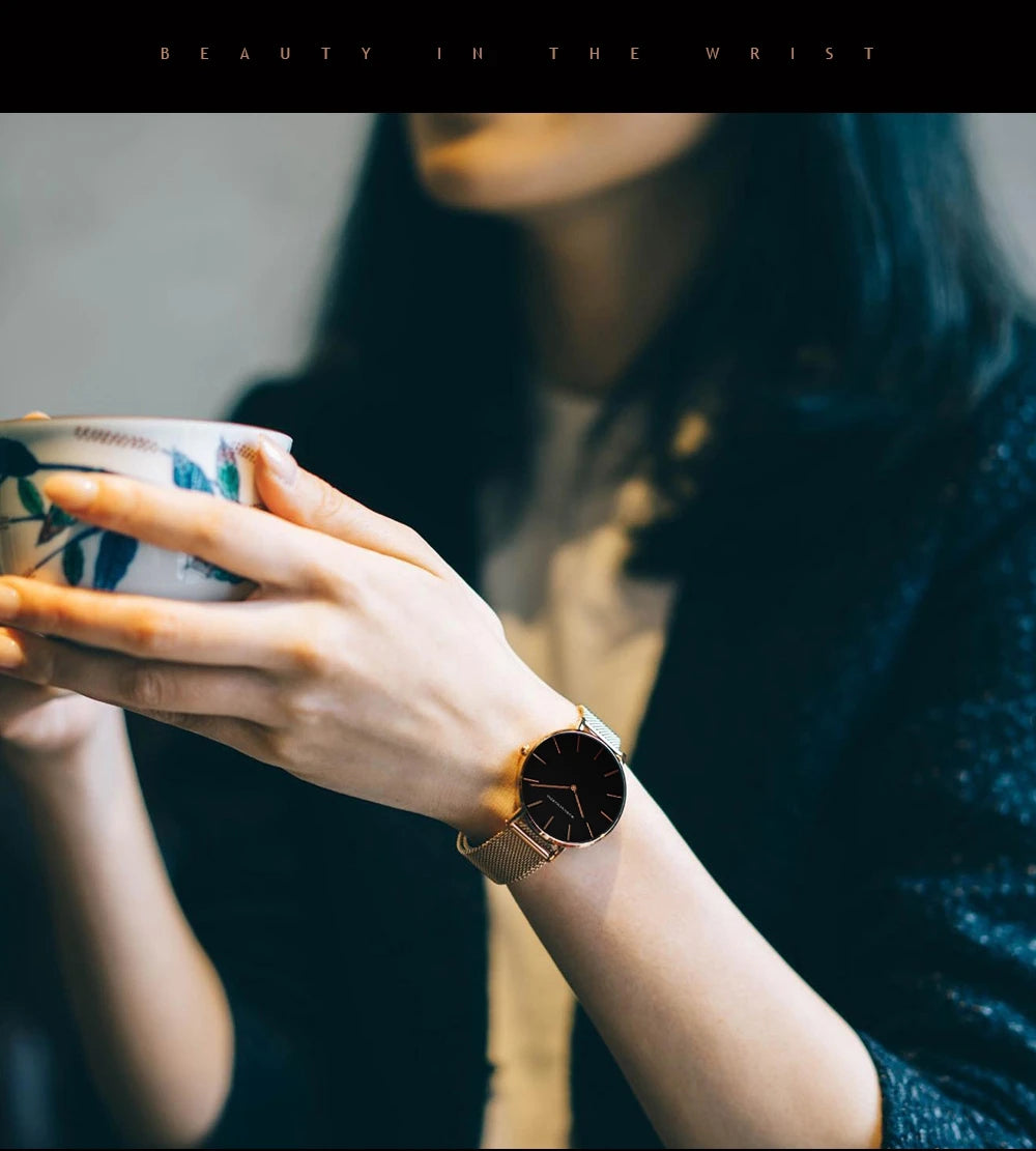 MAKAMBAKO - Brand Women Stainless Steel Mesh Belt