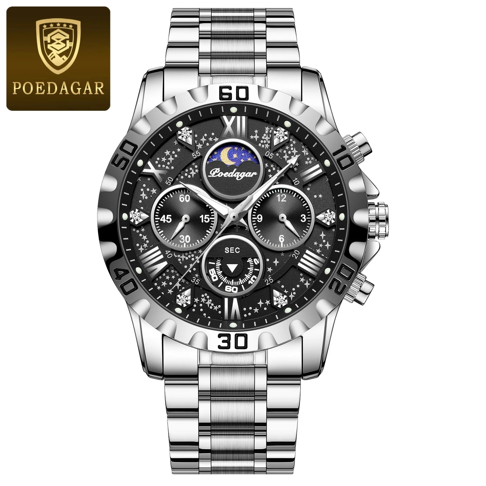 POEDAGAR - Luxury Watch for Man Quartz Sports Men