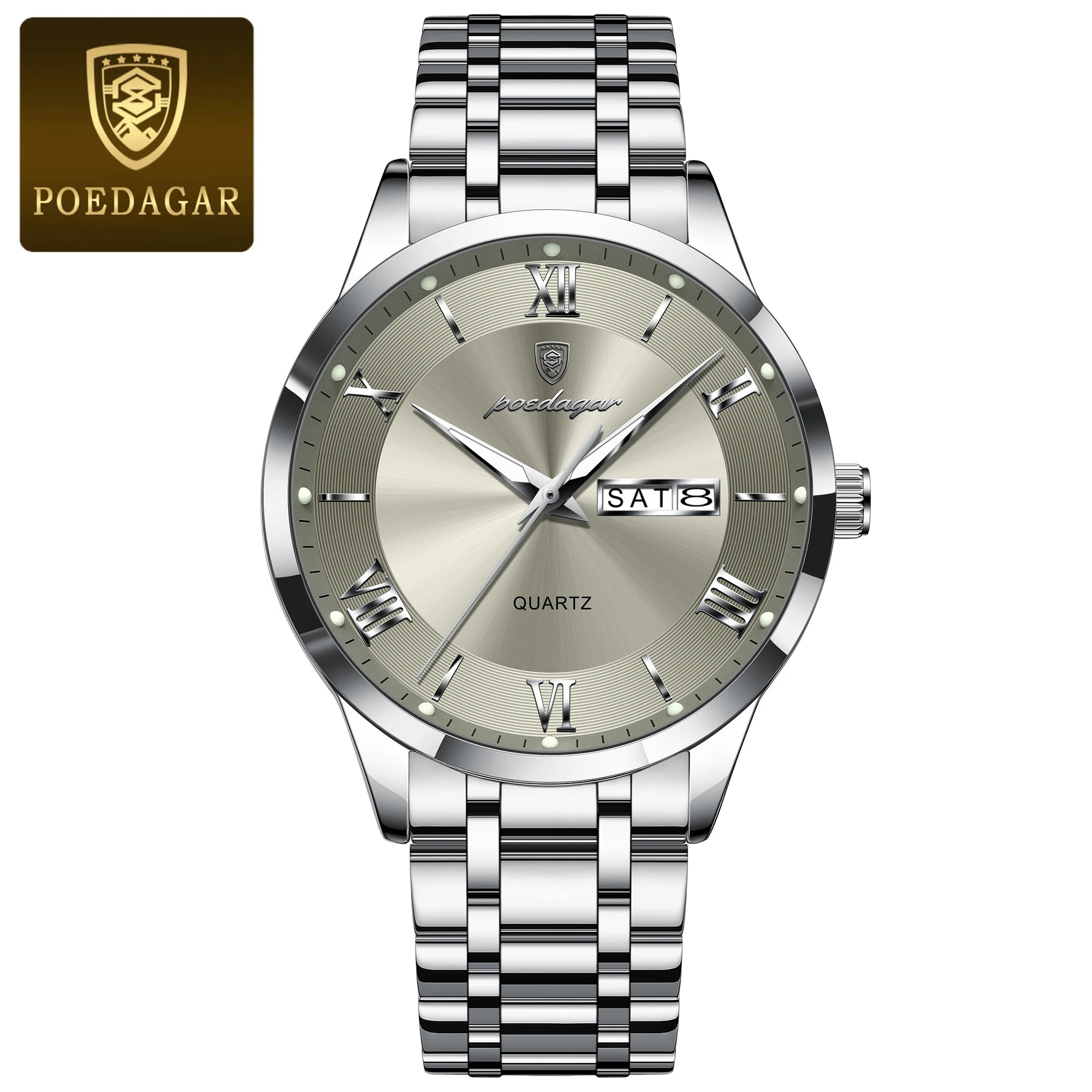 POEDAGAR - Man Wristwatch Stainless