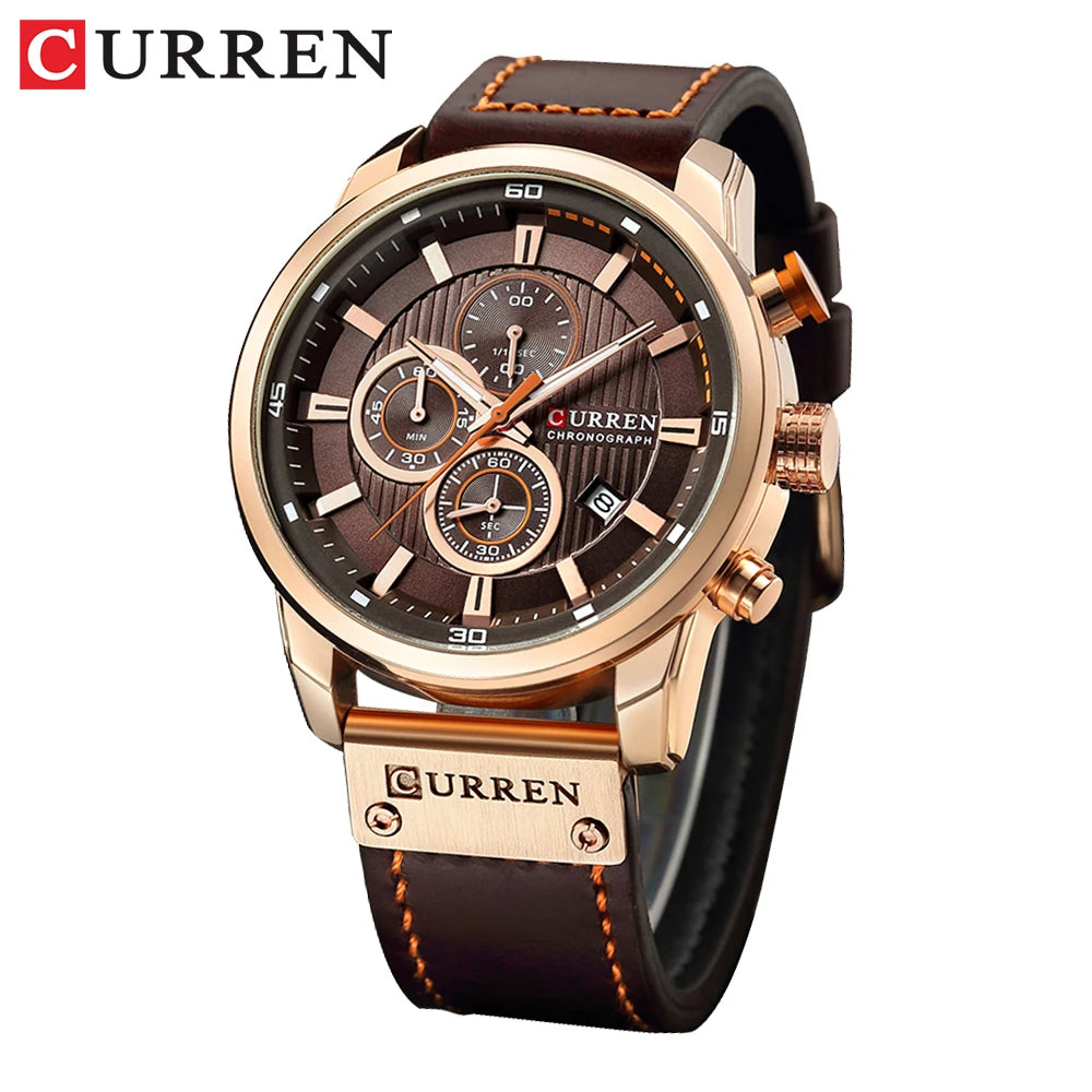 CURREN - Men’s Luxury Quartz Chronograph Watch