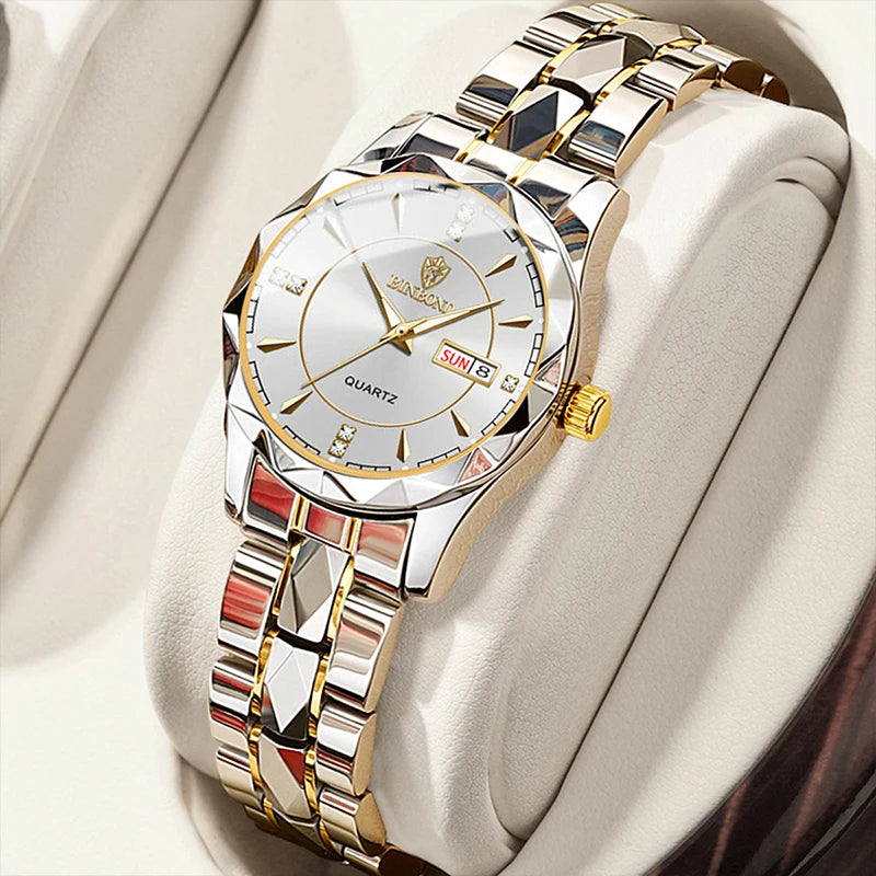 BINBONG - Women Watches Luxury Fashion Ladies Quartz