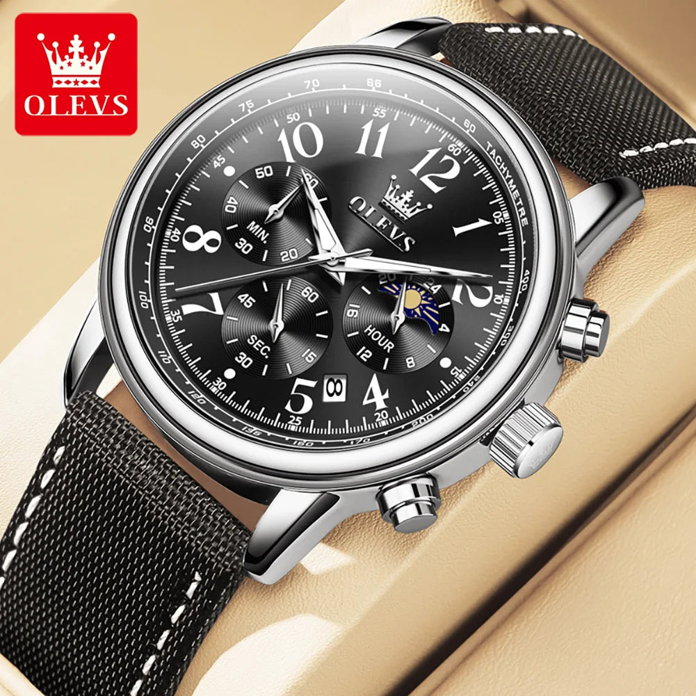 OLEVS Men’s Multifunction Quartz Chronograph Watch