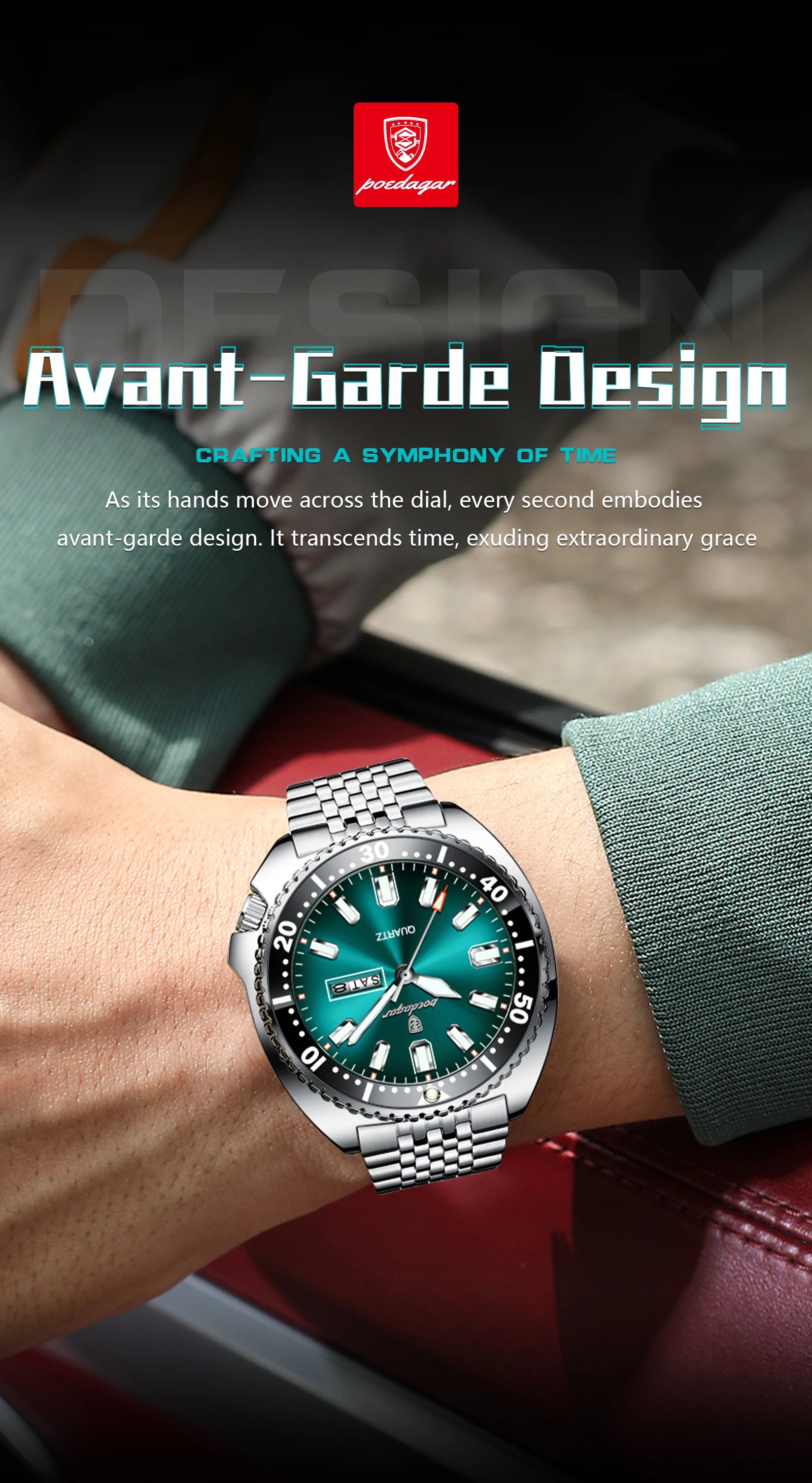 POEDAGAR Waterproof Luminous Luxury