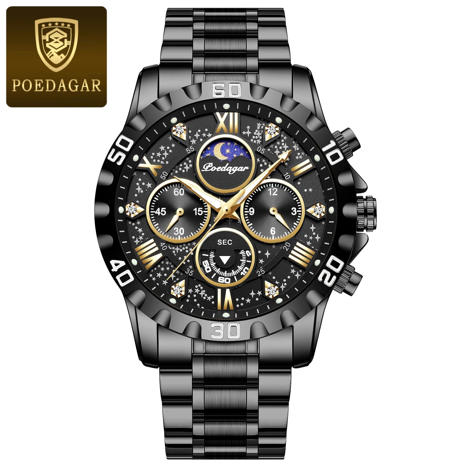 POEDAGAR - Luxury Watch for Man Quartz Sports Men