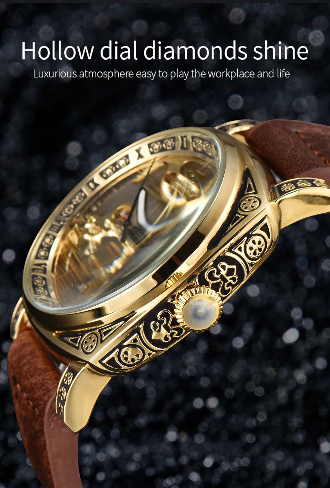 LONGLUX - Automatic watch retro style