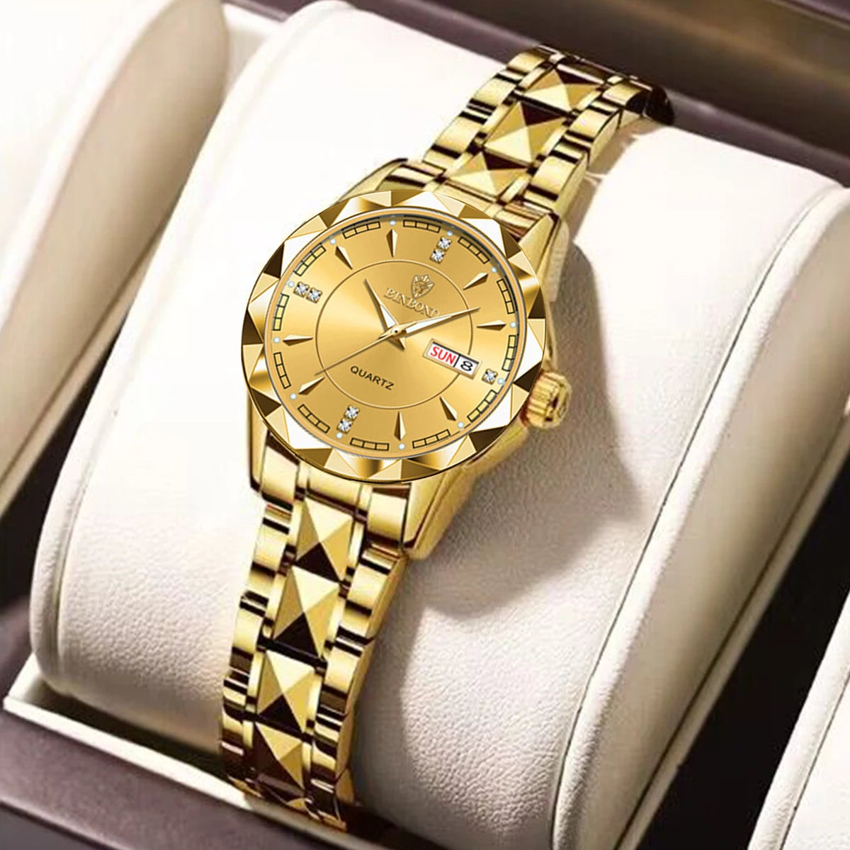 BINBONG - Women Watches Luxury Fashion Ladies Quartz