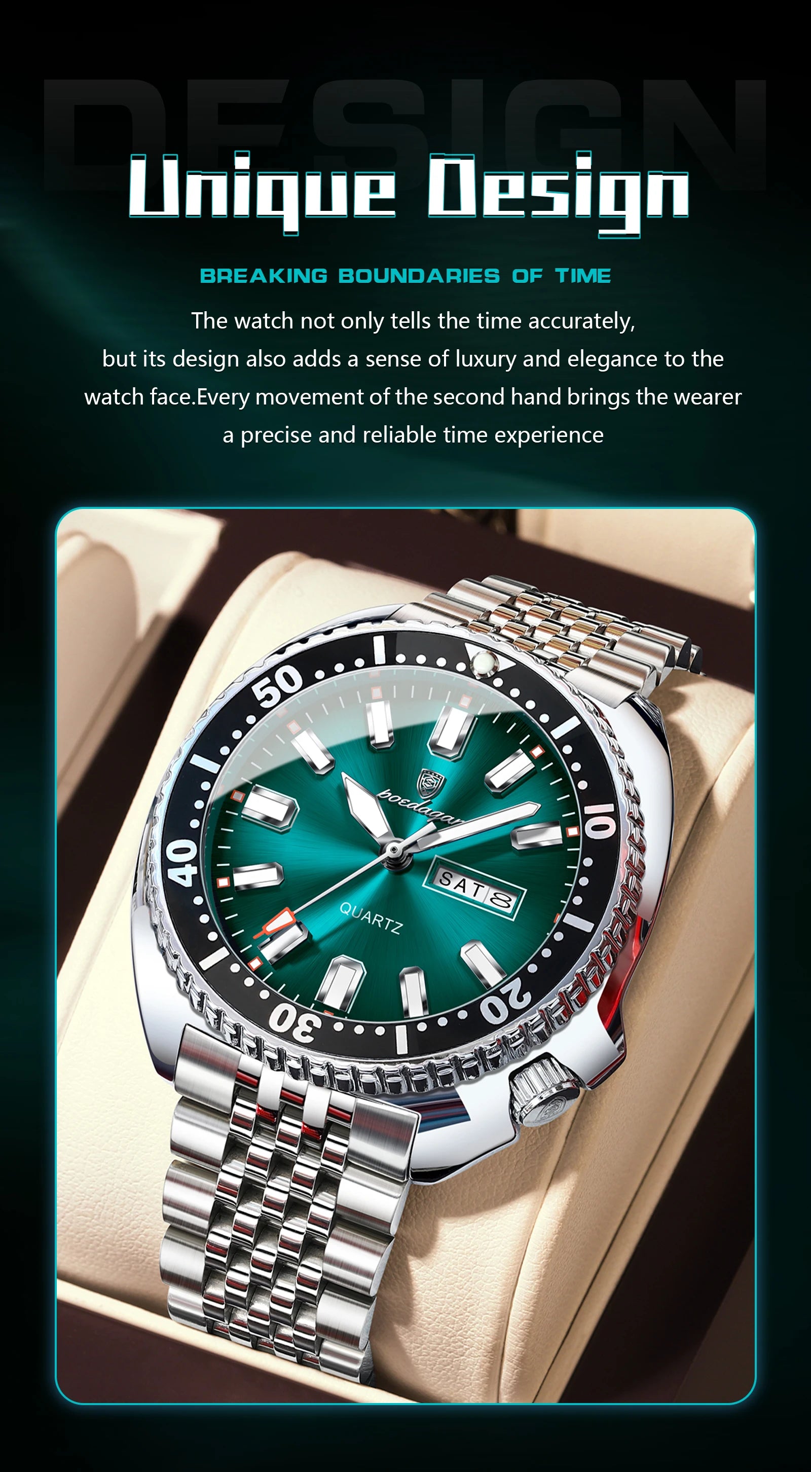 POEDAGAR Waterproof Luminous Luxury