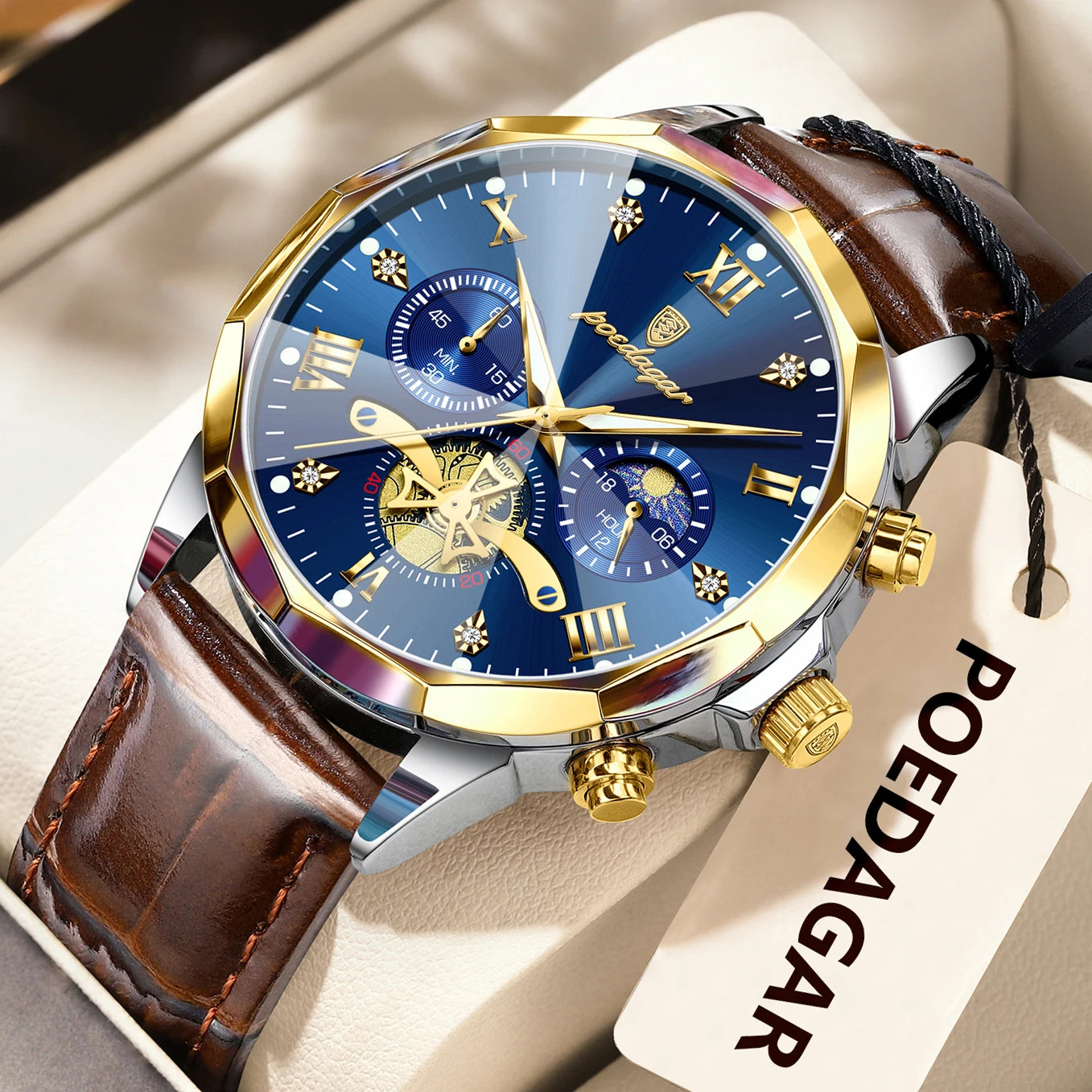 POEDAGAR -  Military Luxury Men Wristwatch
