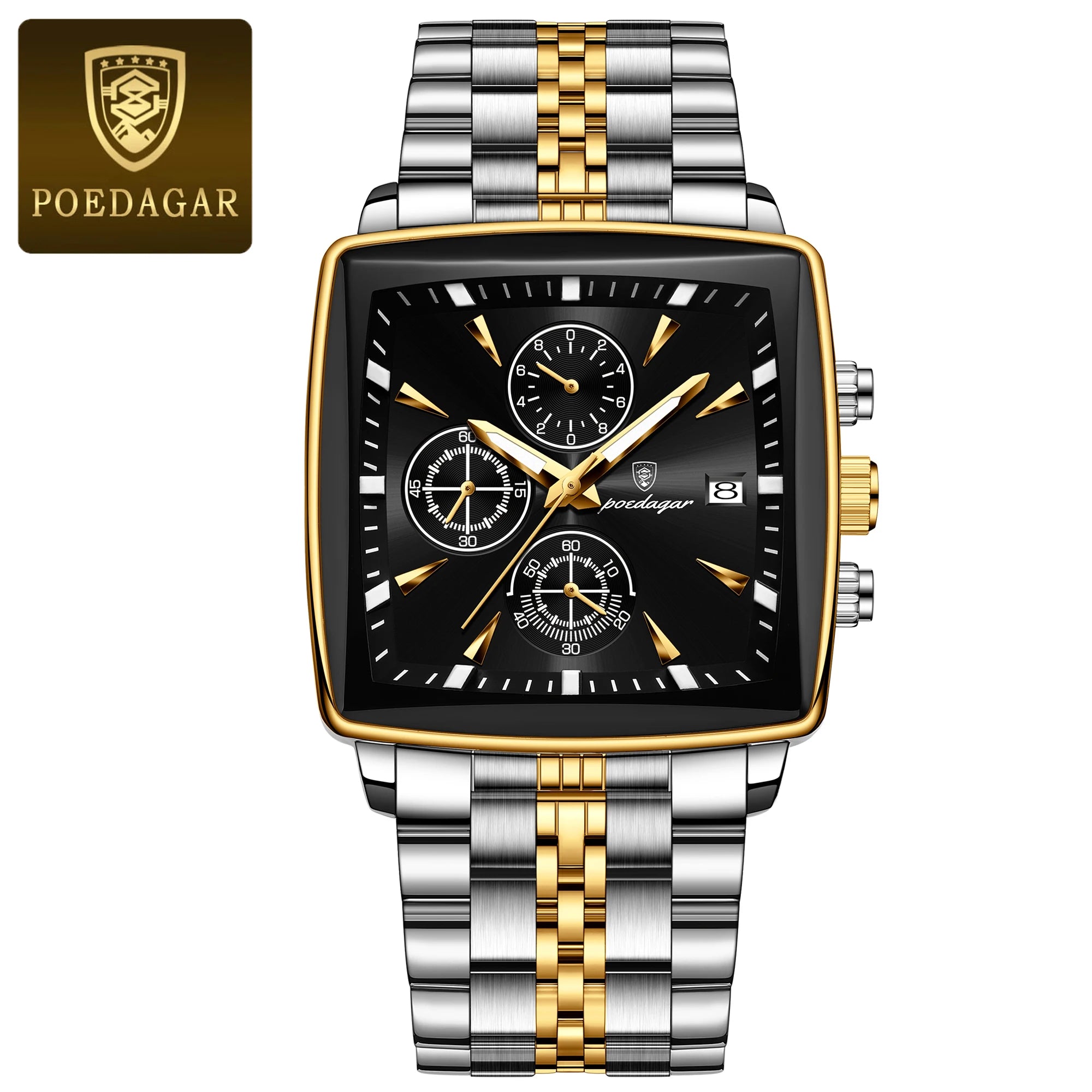 POEDAGAR Fashion Men Watch Luminous