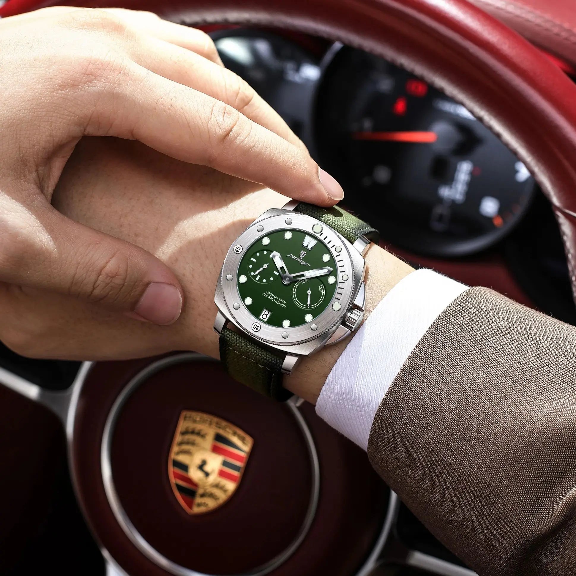 POEDAGAR High Quality Military Watch