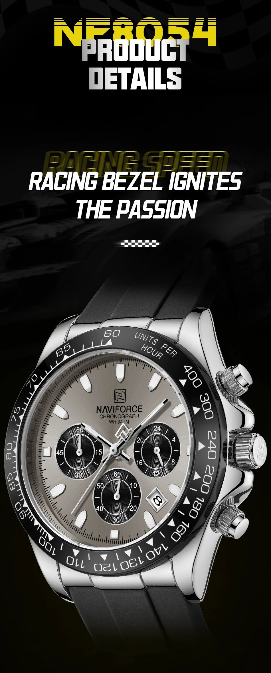 NAVIFORCE -  Luxury Men's Watch Waterproof