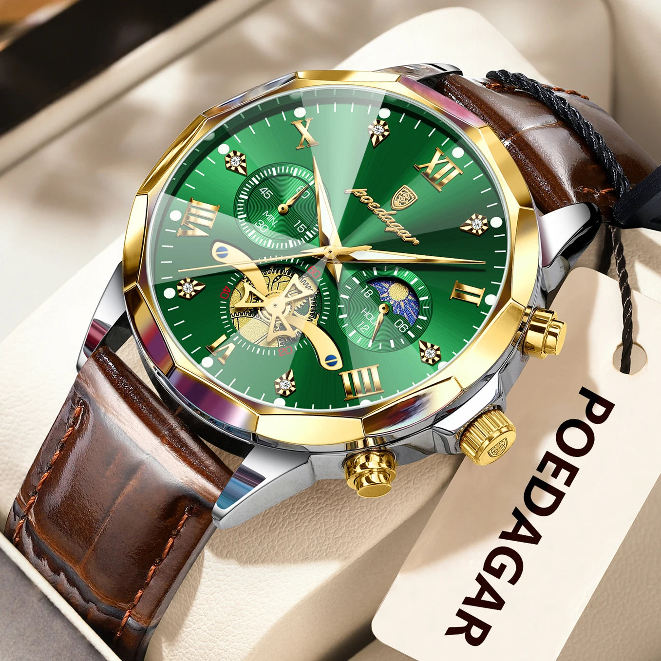 POEDAGAR -  Military Luxury Men Wristwatch