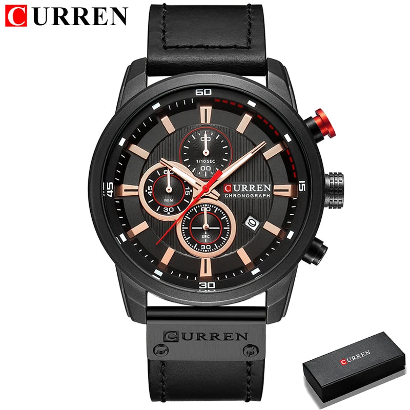 CURREN Fashion Date Quartz Men Watches Top Brand
