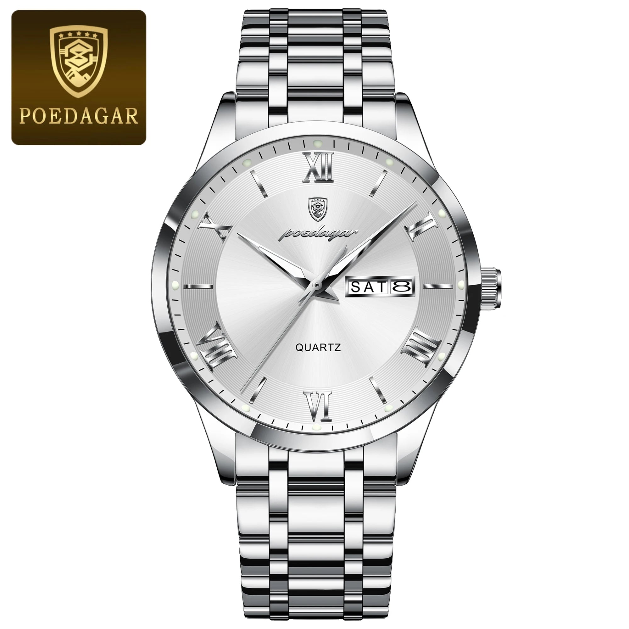 POEDAGAR - Man Wristwatch Stainless