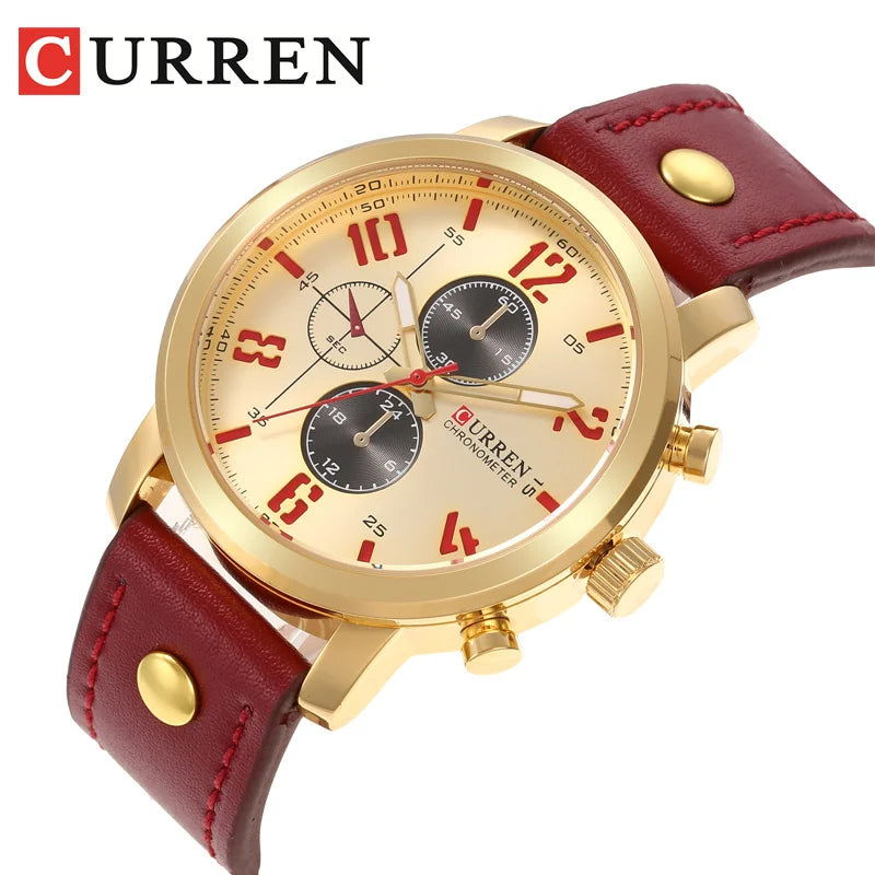 CURREN  Fashion&Casual Business Quartz
