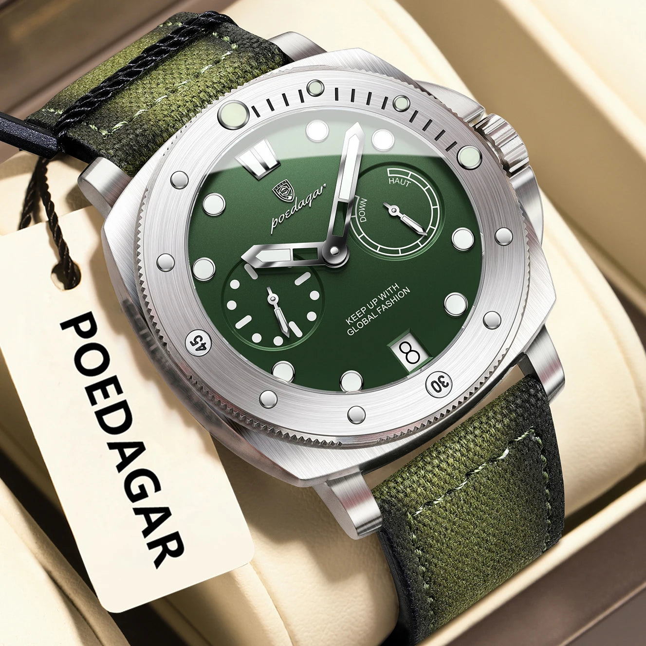 POEDAGAR High Quality Military Watch