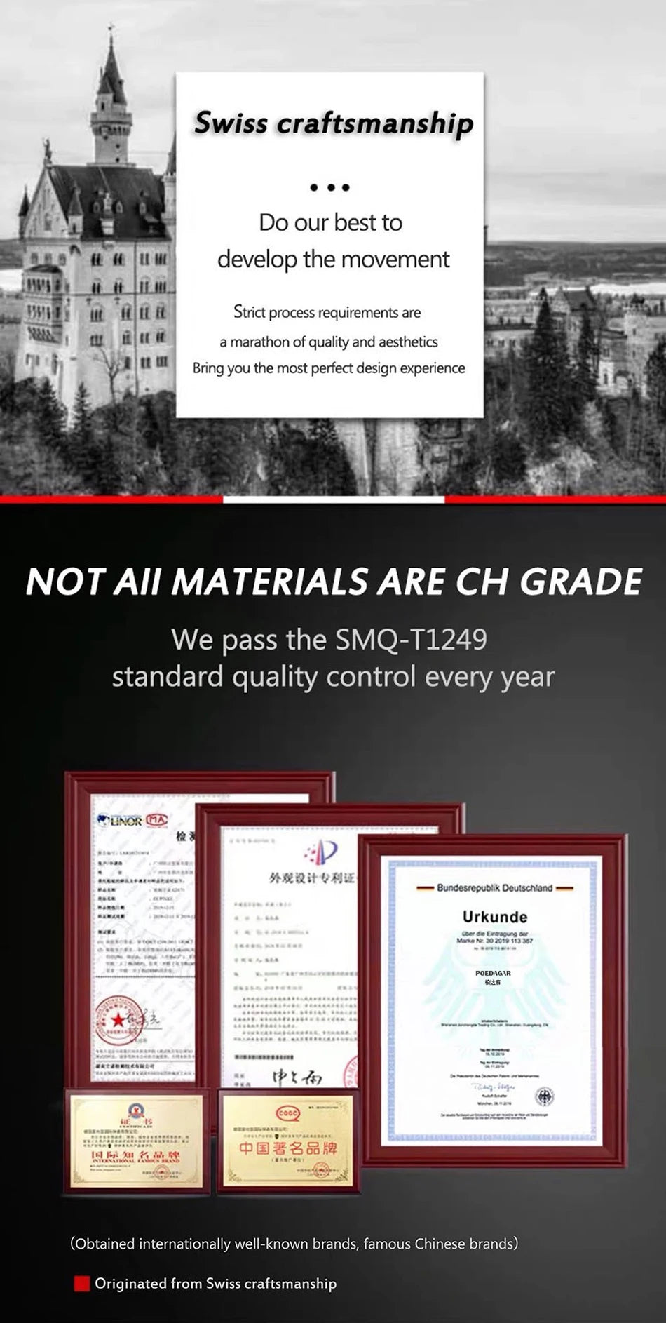 POEDAGAR - Man Wristwatch Stainless