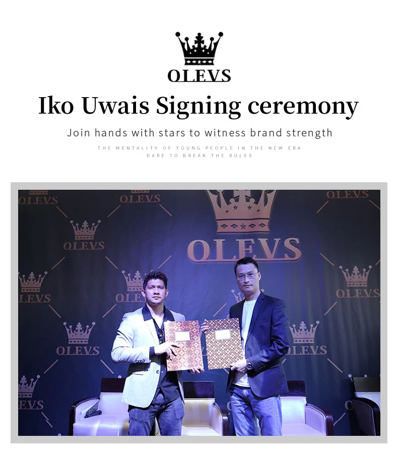 OLEVS Men’s Multifunction Quartz Chronograph Watch