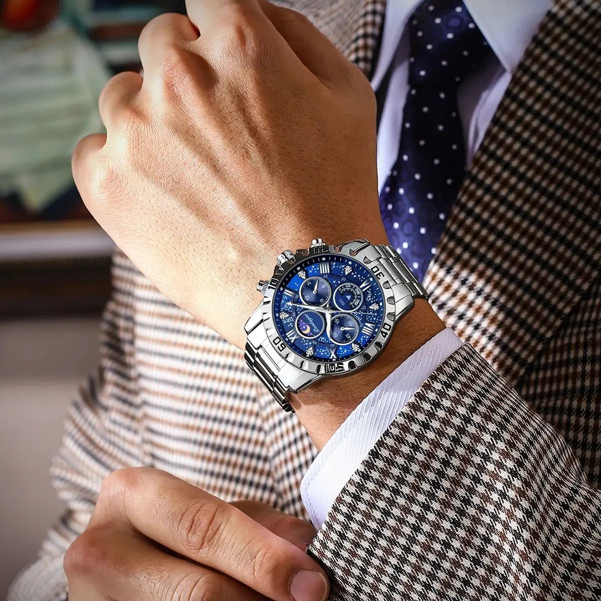 POEDAGAR - Luxury Watch for Man Quartz Sports Men