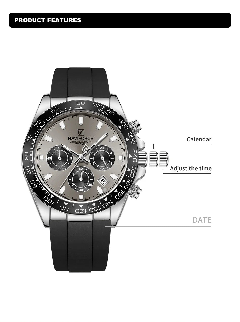 NAVIFORCE -  Luxury Men's Watch Waterproof