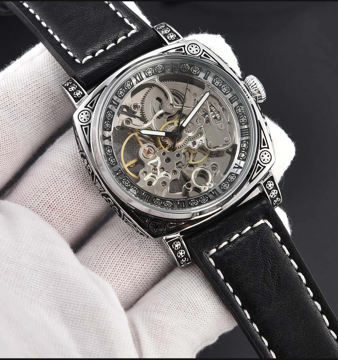 LONGLUX - Automatic watch retro style