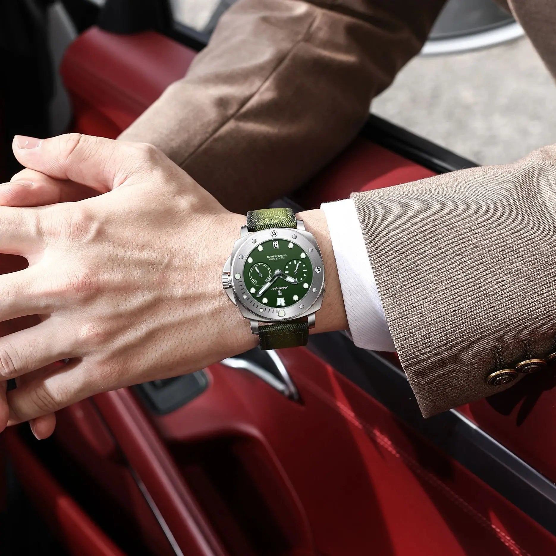 POEDAGAR High Quality Military Watch