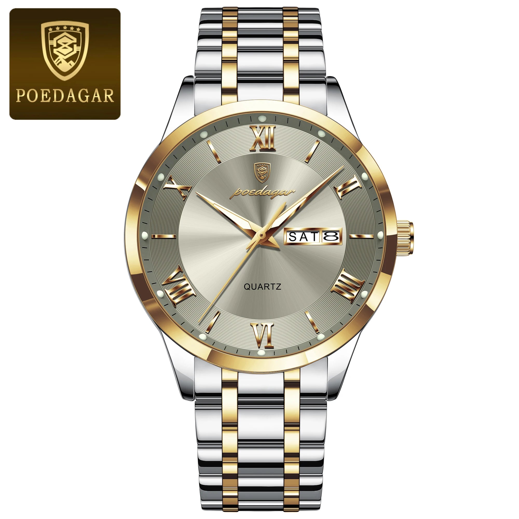 POEDAGAR - Man Wristwatch Stainless
