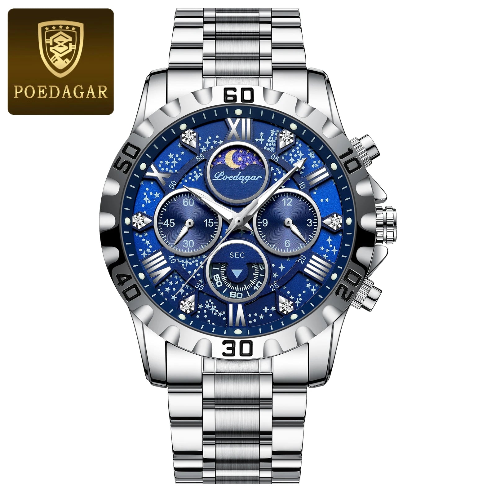 POEDAGAR - Luxury Watch for Man Quartz Sports Men