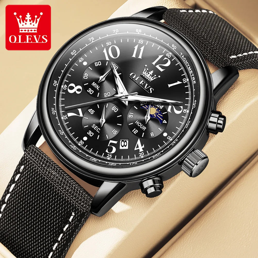 OLEVS Men’s Multifunction Quartz Chronograph Watch