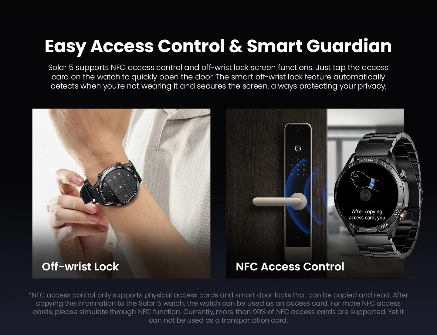 HAYLOU  - Solar 5 Voice Calling Smartwatch 1.58'