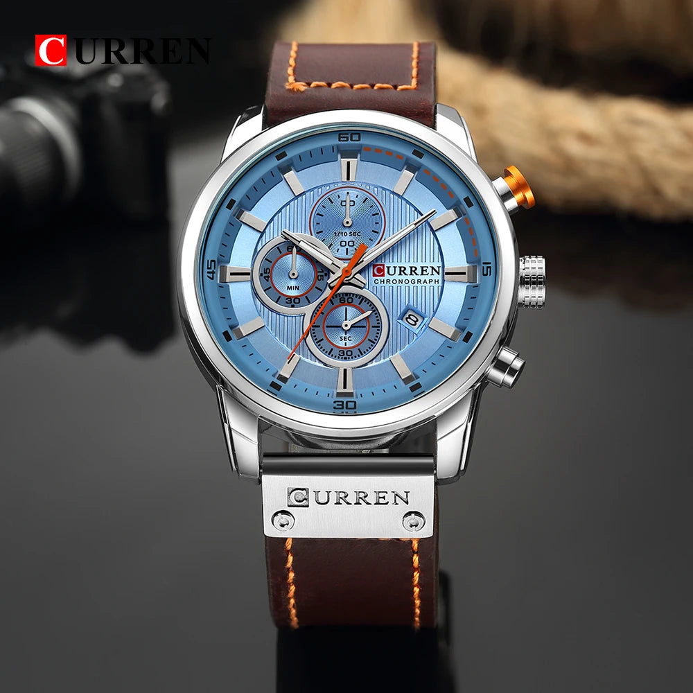 CURREN - Men’s Luxury Quartz Chronograph Watch